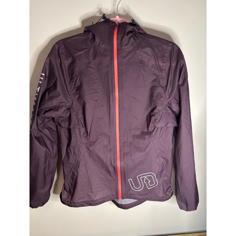 Ultimate Direction Womens Ultra Jacket V2 Purple Running Hooded Shell Small